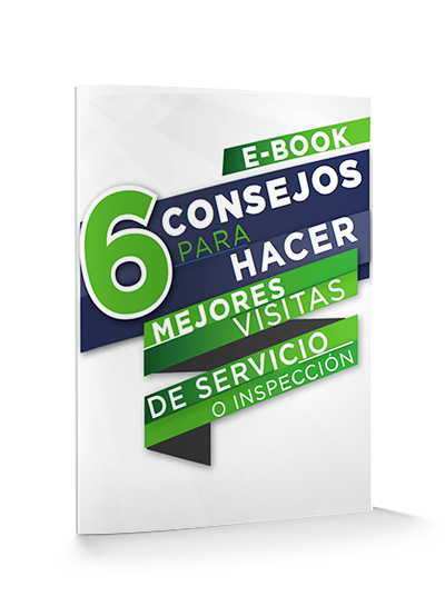 Icono ebook consejos para hacer visitas de servicio